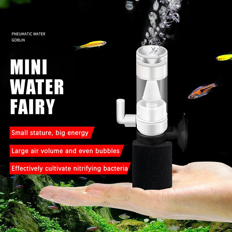 Betta Fish Tank - Air Driven Aquarium Sponge Filter With