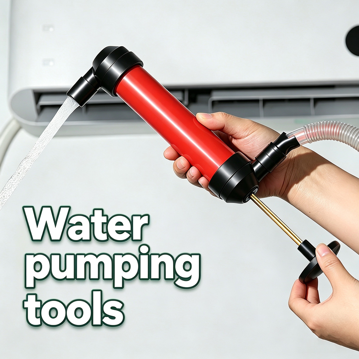 Aquarium Pump - Manual Siphon Pump AC Drain Unclogger