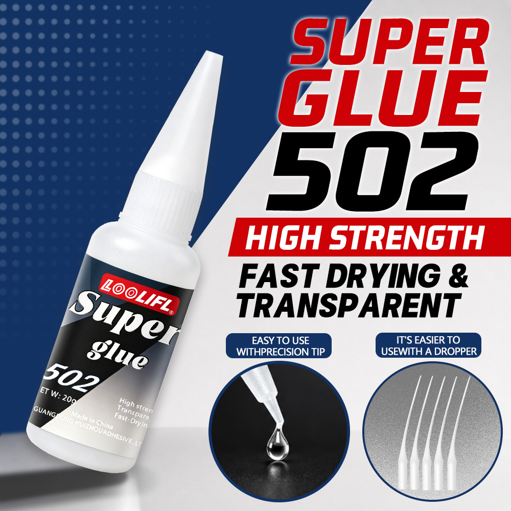 Fish Food - Loolifl-502-20Ml Instant Transparent Cyanoacrylate Medium Thick