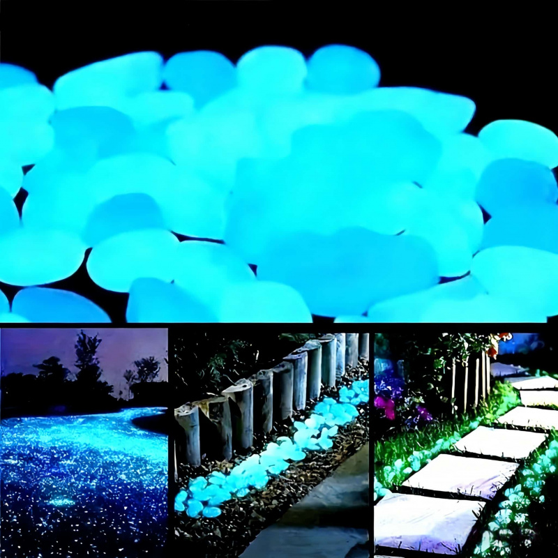 Fish Tank Gravel - Luminous StoneLEDLuminous100-500One Pack0.39Inch Fish Tank Flower
