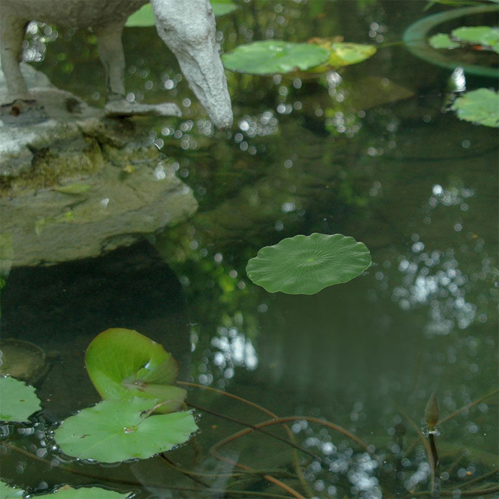 Aquarium Decor - Artificial Lily Pads 15Pcs Realistic Floating