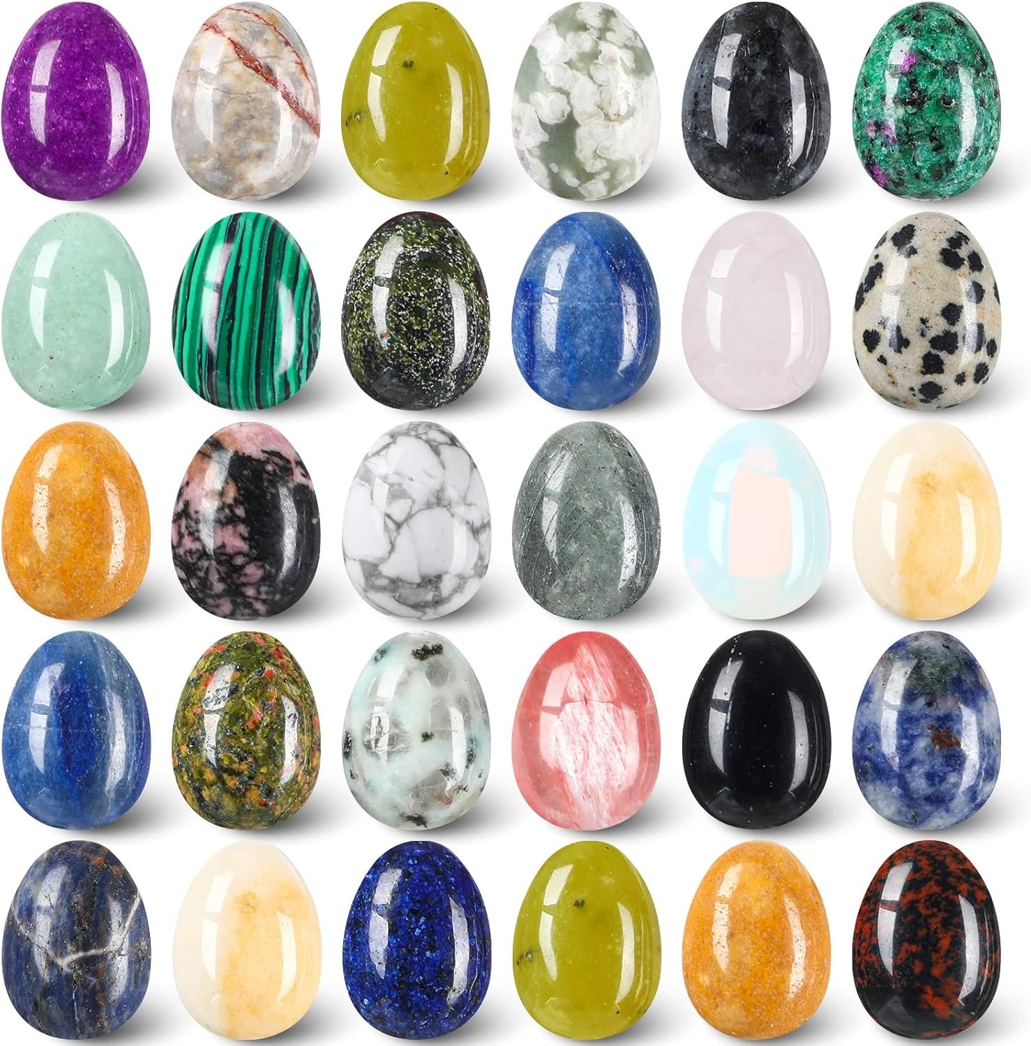 Fish Tank Gravel - 8 pcs natural crystal beads, perfect