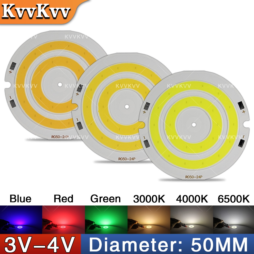 Aquarium Light - 3V 4V Round COB LED Lamp