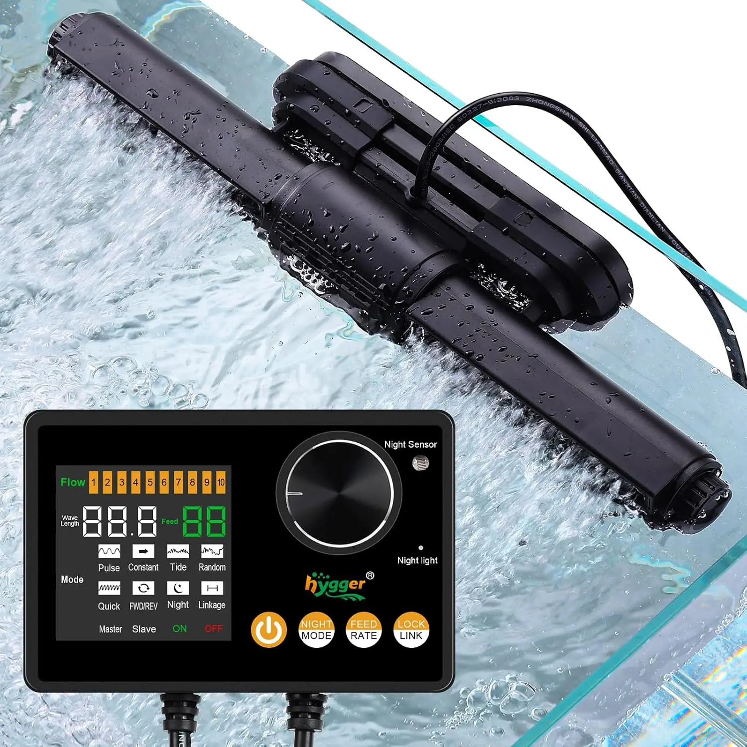 Aquarium Pump - Intelligent Wave Maker for Aquarium, Saltwater