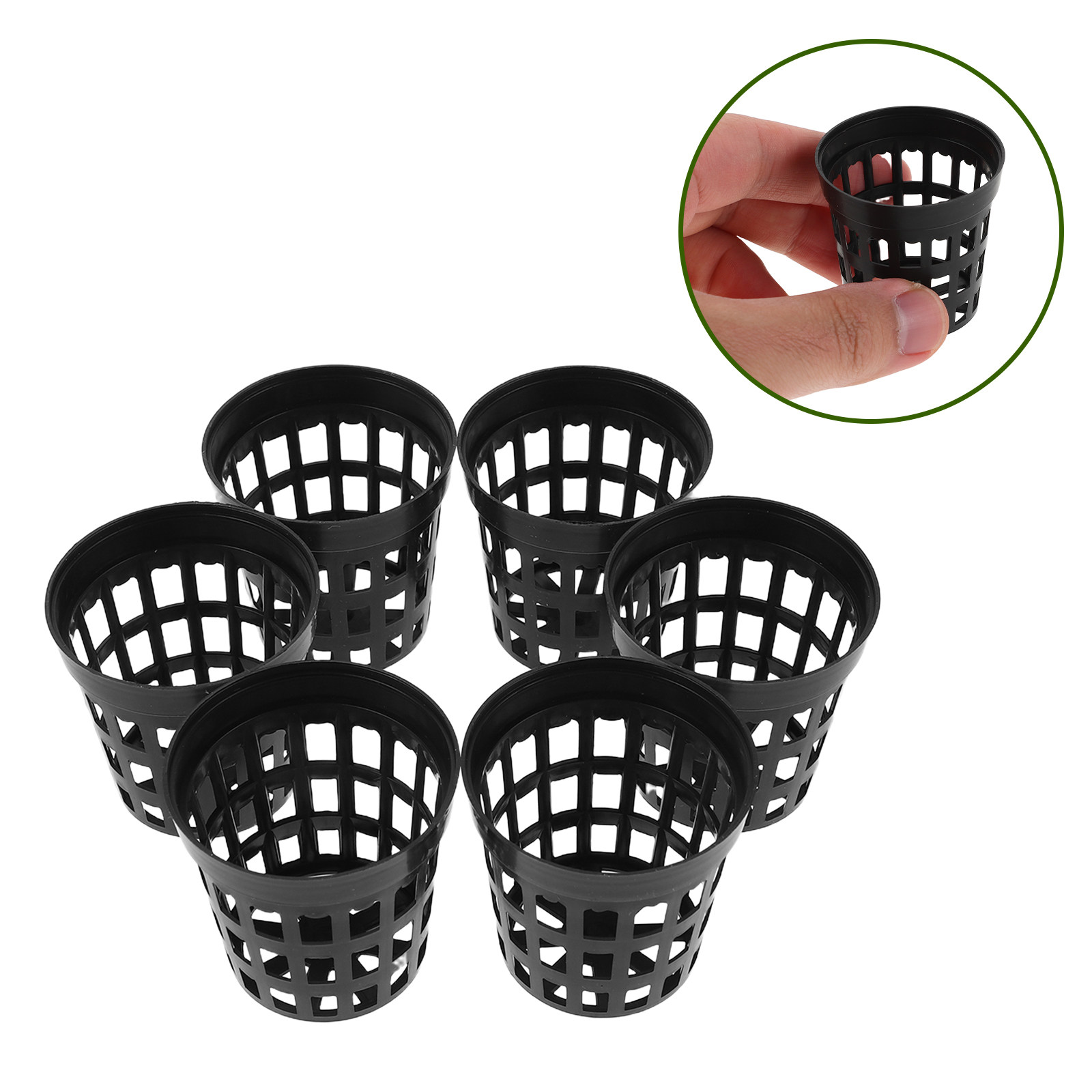 Aquarium Fish Tank - 40Pcs Aquarium Plant Holder Plastic Mesh