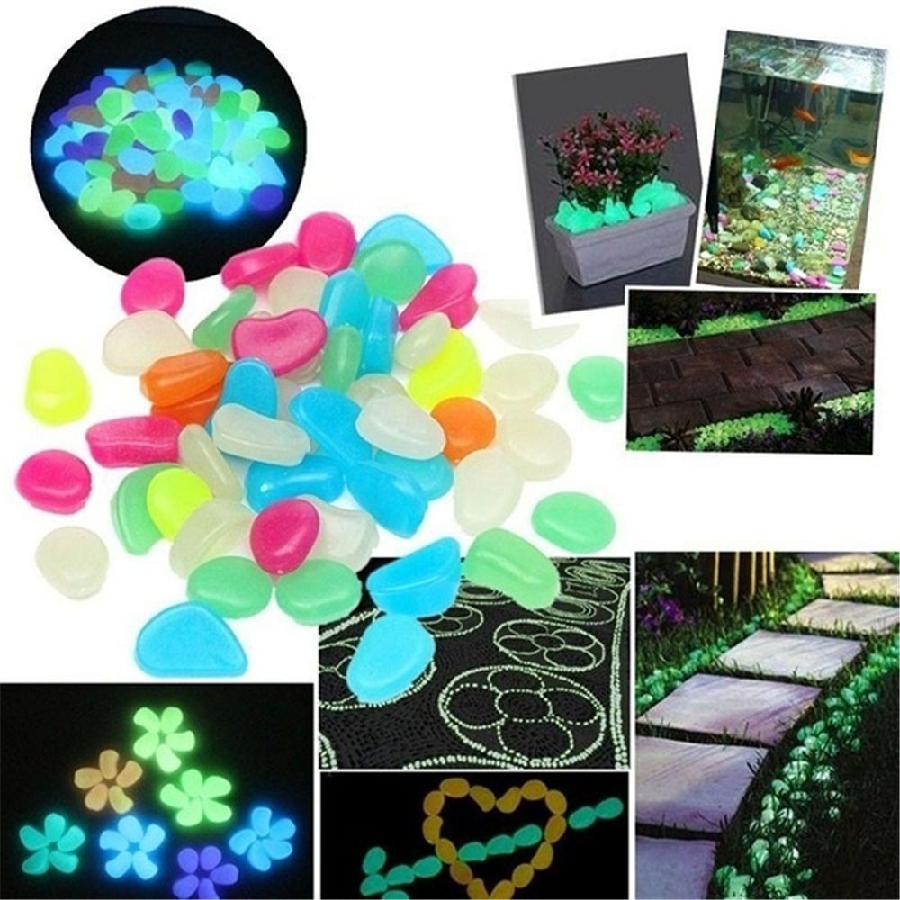 10pcs Decoration 4.5cm Luminou - огляд і ціна Fish Tank Gravel