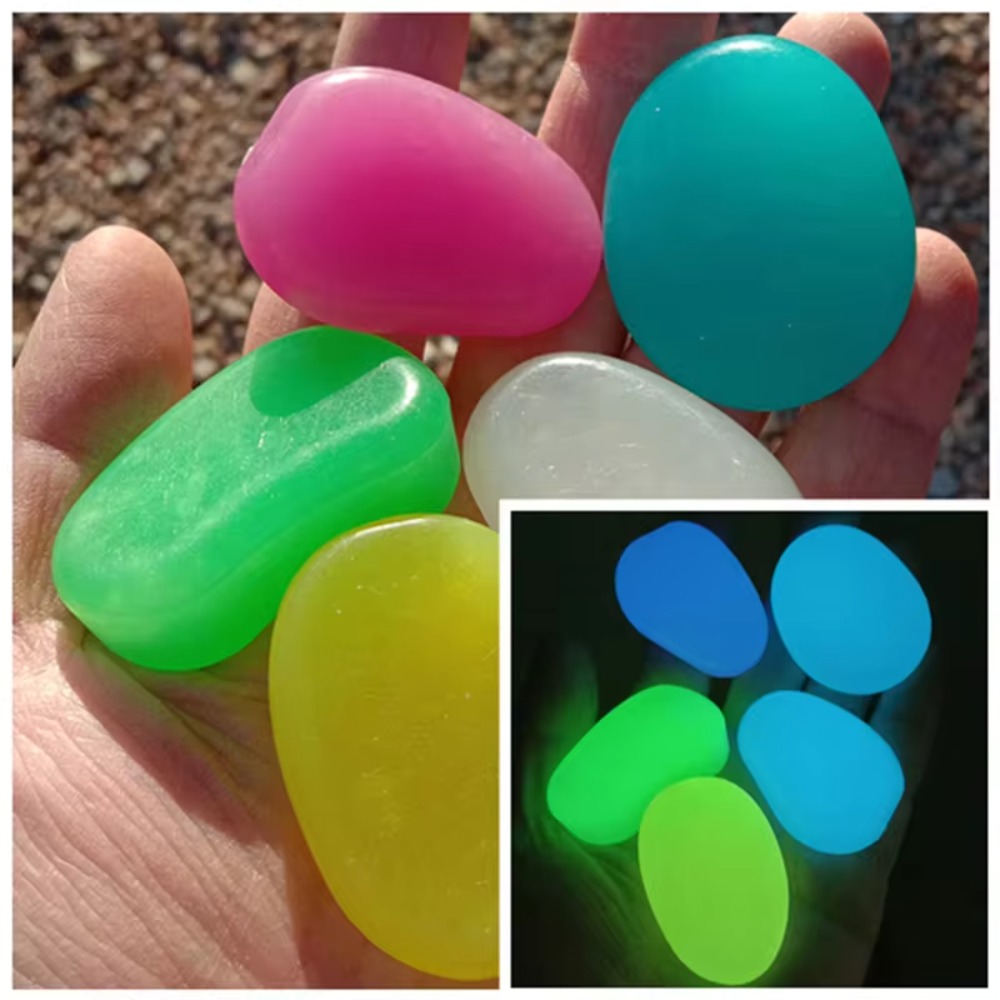 10pcs Decoration 4.5cm Luminou - огляд і ціна Fish Tank Gravel
