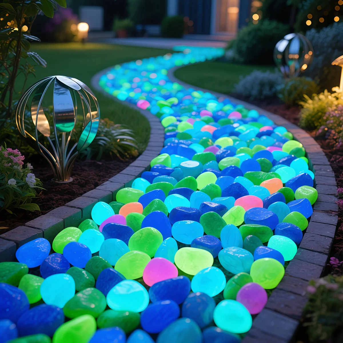1CM 100pcs Color Goose Stone L - огляд і ціна Fish Tank Gravel
