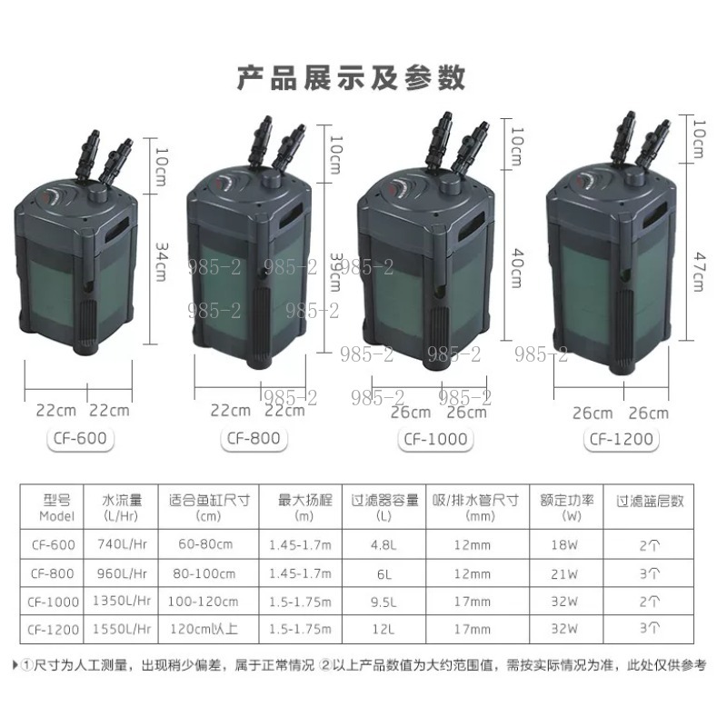 Ultra Quiet Aquarium Canister  - огляд і ціна Fish Tank Filter
