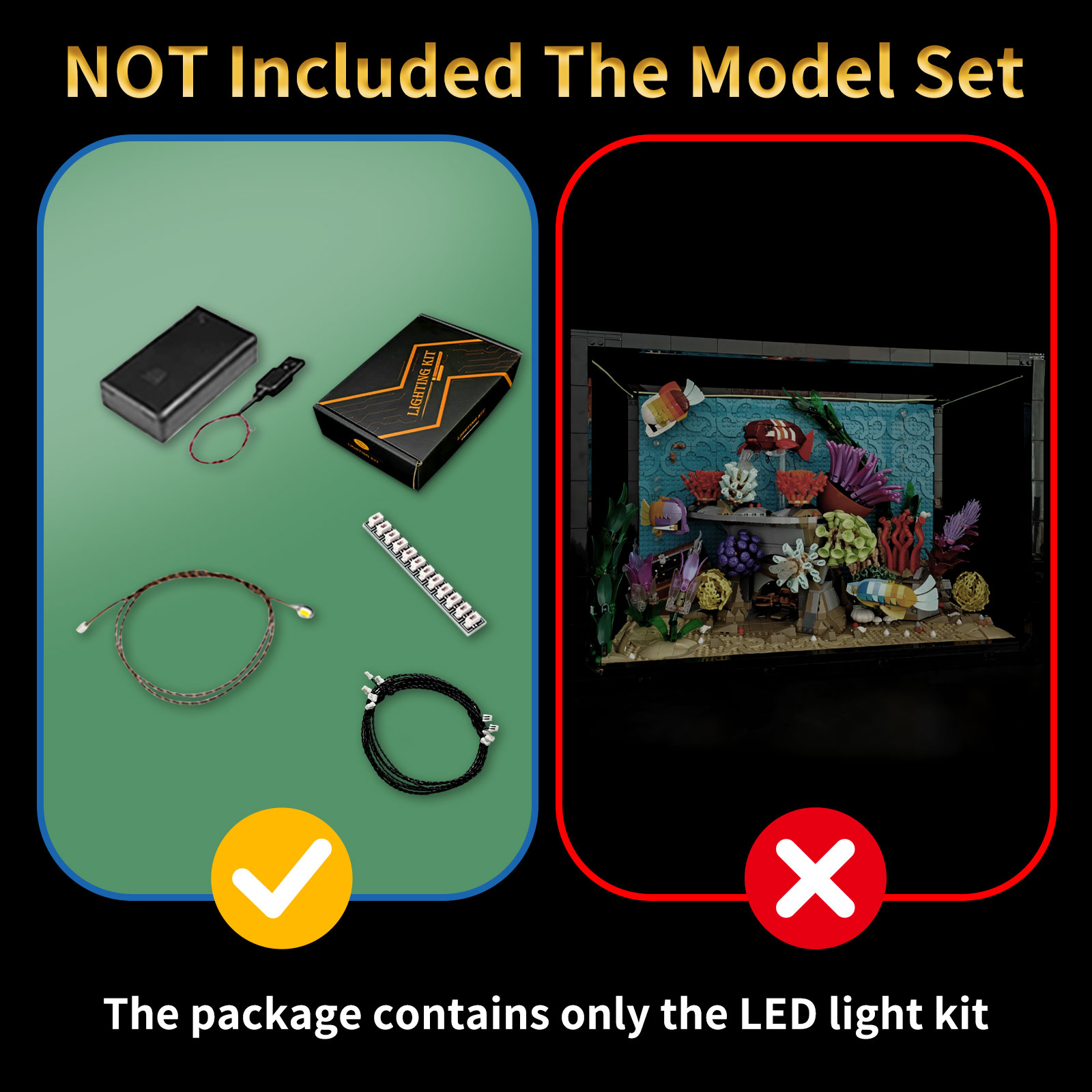 LYBMTWF LED Lighting Kit Compa - огляд і ціна Aquarium Light