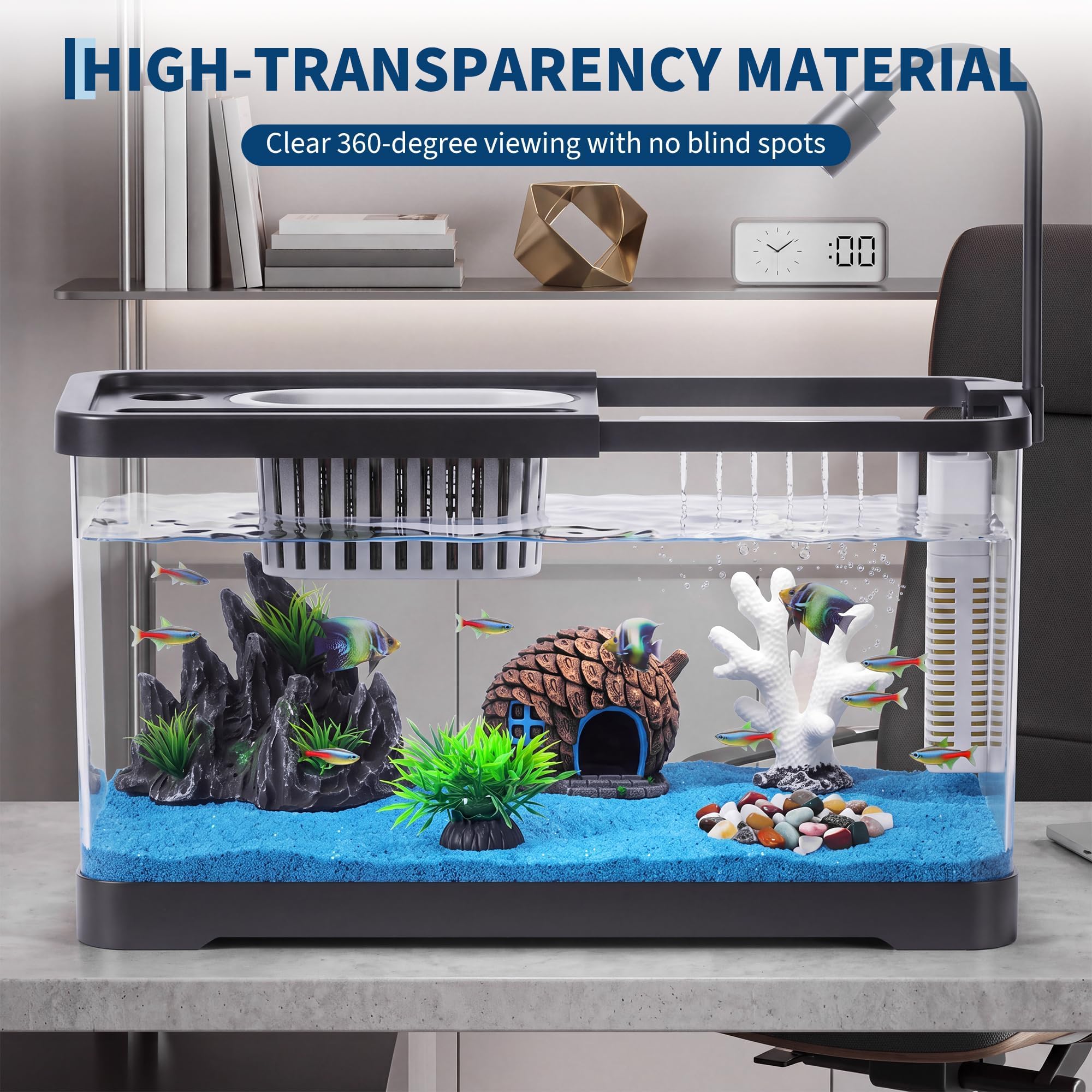 Fish Tank Starter Kit With Fil - огляд і ціна Betta Fish Tank