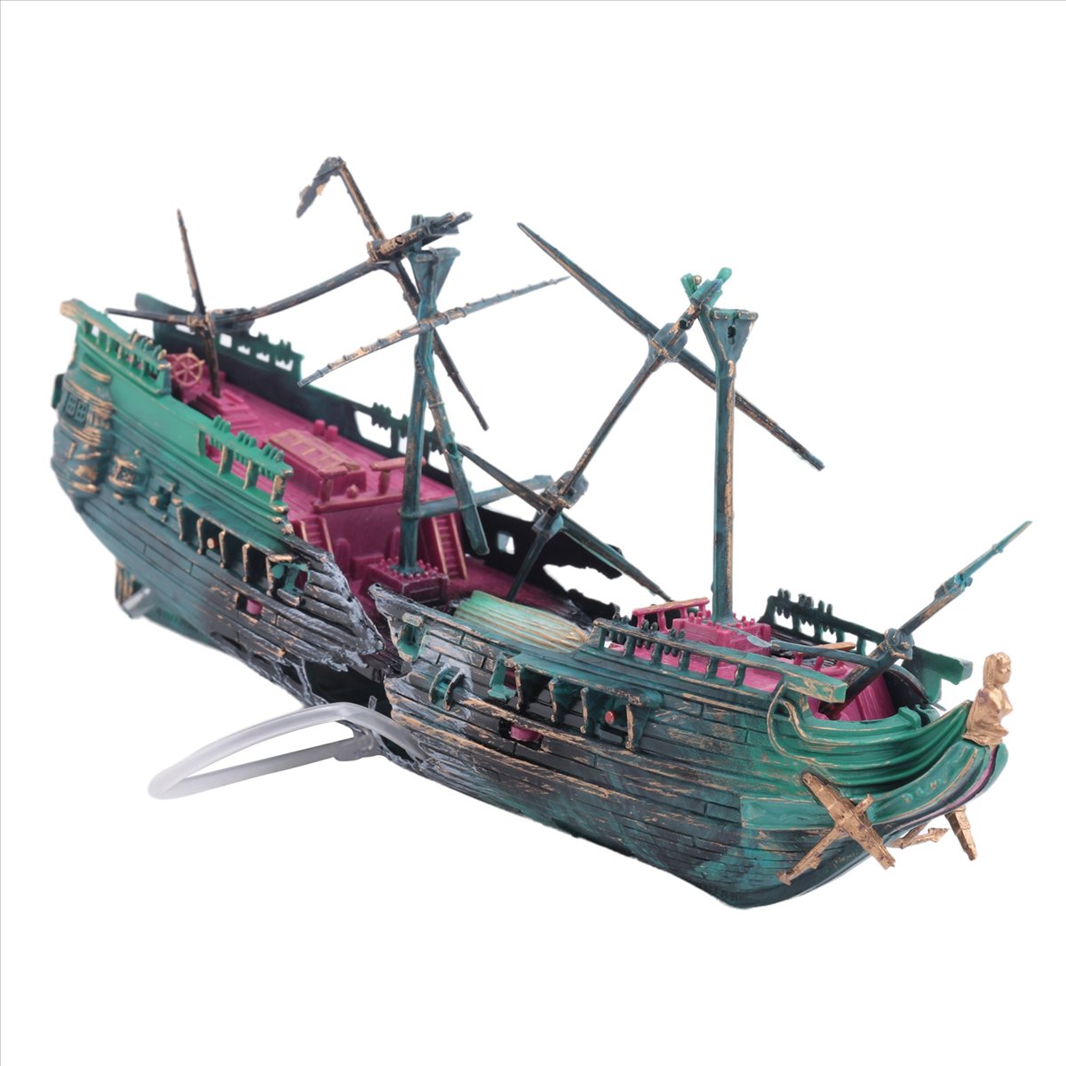 【ABFS】Large Aquarium Shipwreck - огляд і ціна Aquarium Decor
