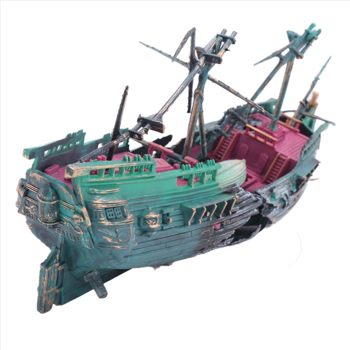 【ABFS】Large Aquarium Shipwreck - огляд і ціна Aquarium Decor
