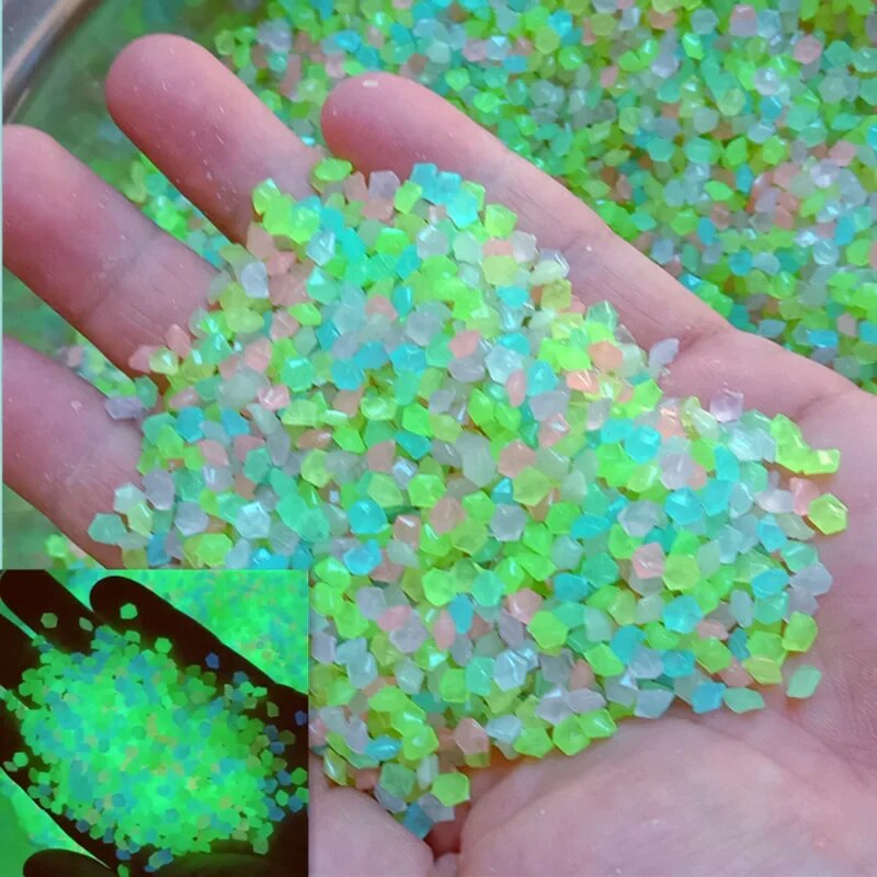 1000pcs 3-5mm Luminous Sand Gl - огляд і ціна Fish Tank Gravel