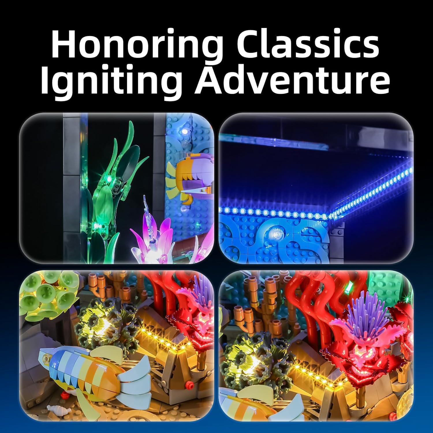 Hprosper LED Light for lego 10 - огляд і ціна Aquarium Light