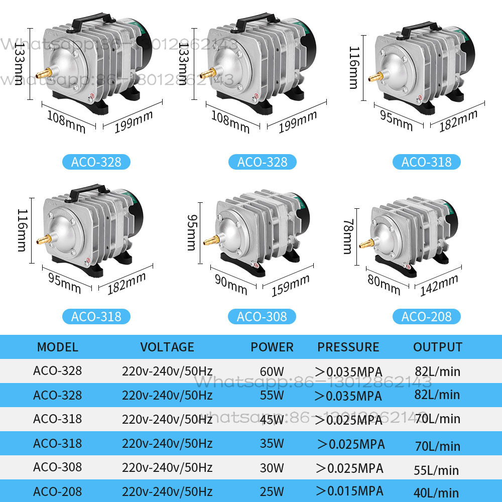 fish tank oxygen pump electrom - огляд і ціна Aquarium Pump
