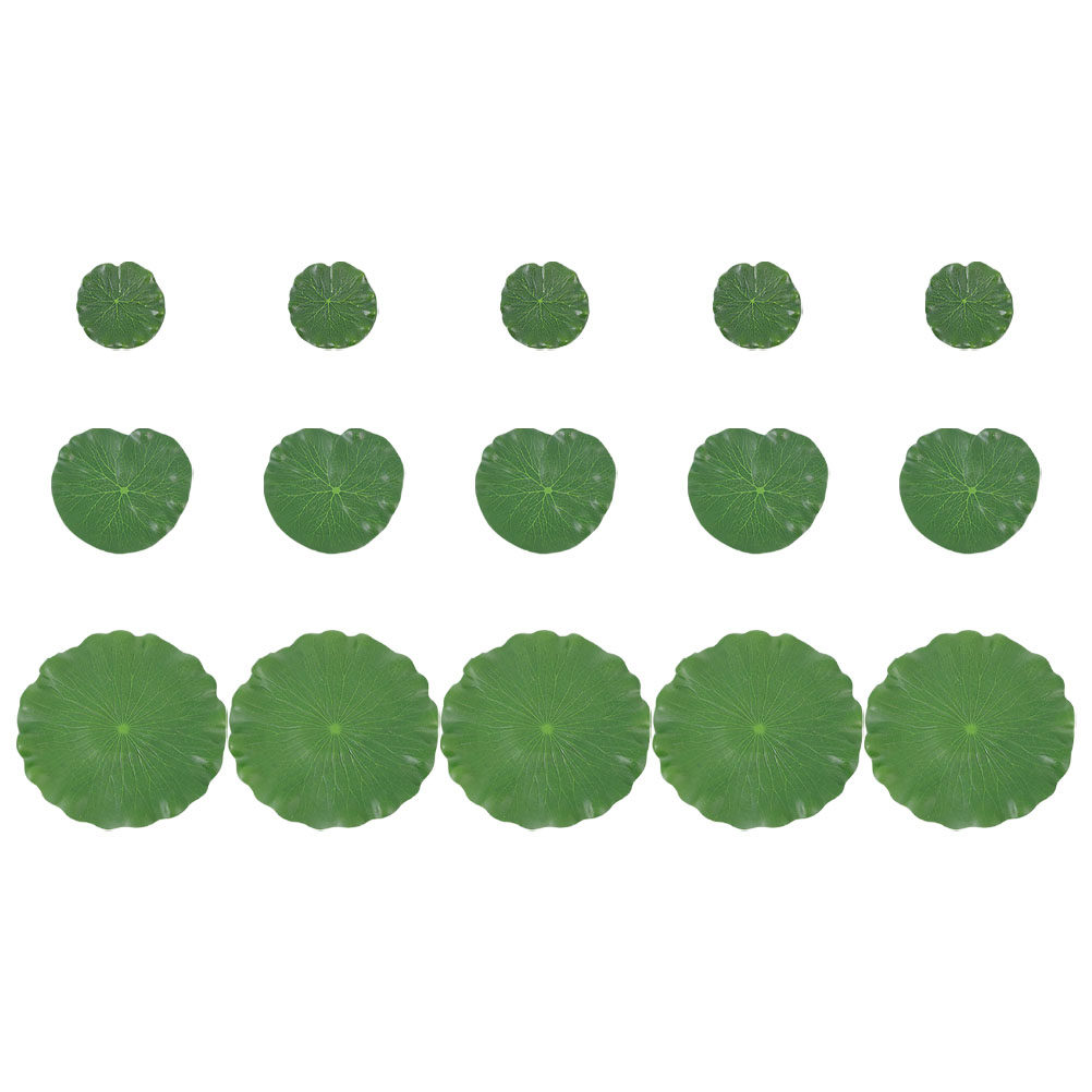 Artificial Lily Pads 15Pcs Rea - огляд і ціна Aquarium Decor