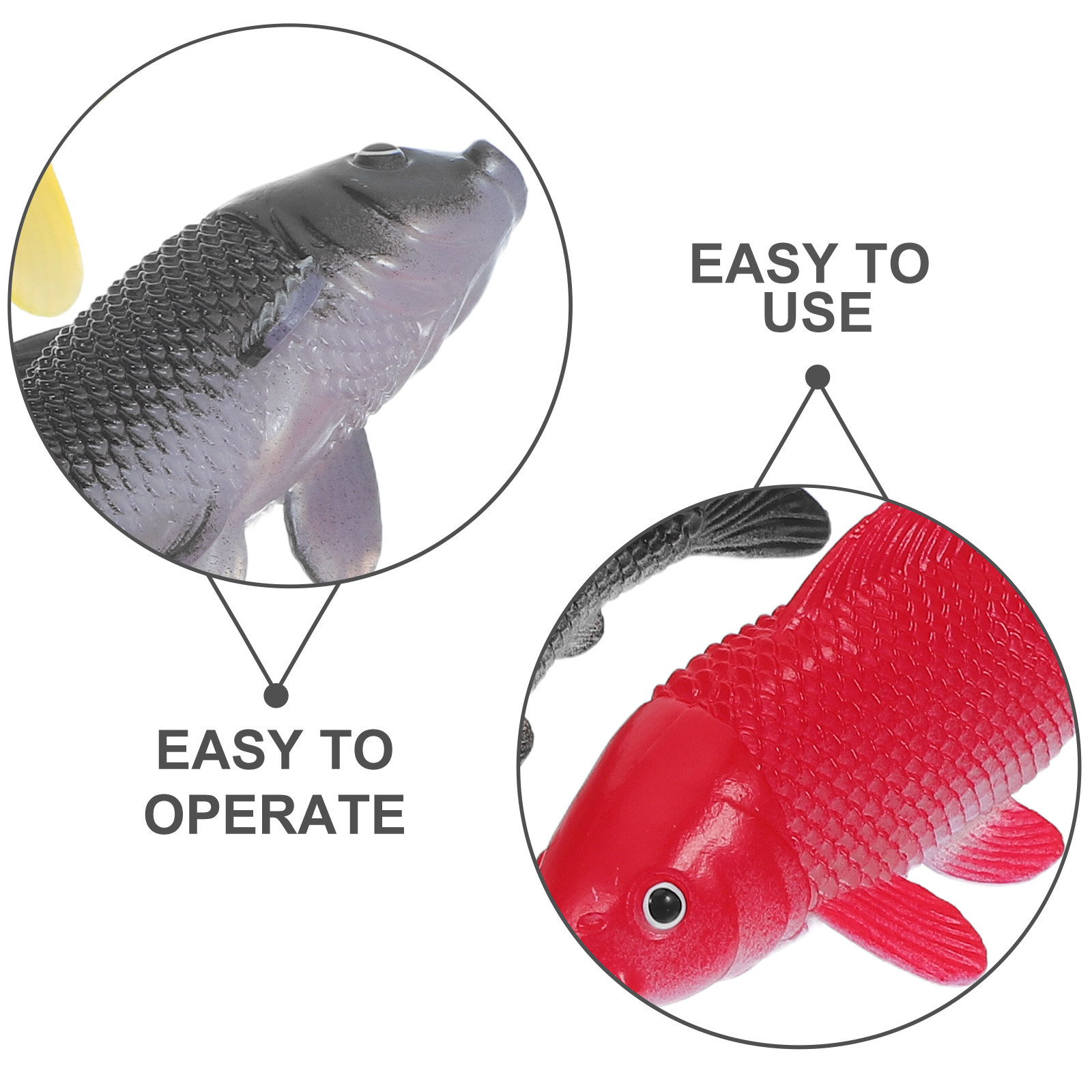 3pcs Fish Crafts Toys Realisti - огляд і ціна Fish Aquarium Home
