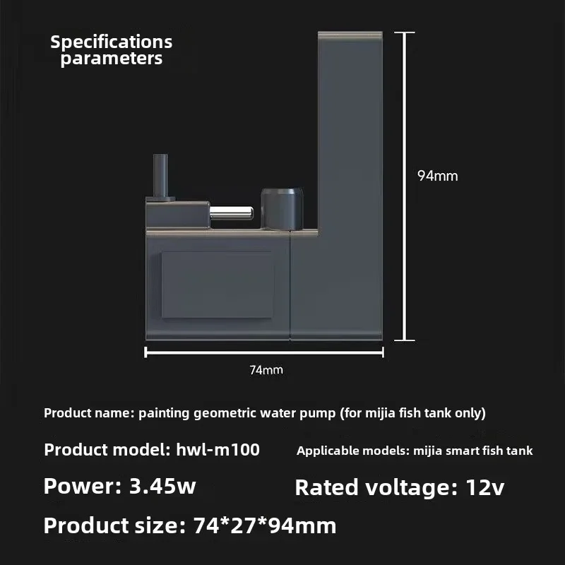 1pcs For Xiaomi Mijia smart aq - огляд і ціна Xiaomi Aquarium Fish Tank