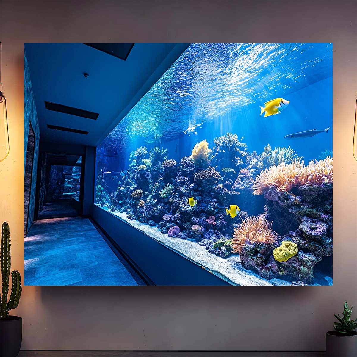 Vibrant Underwater Aquarium Ta - огляд і ціна Fish Aquarium Home