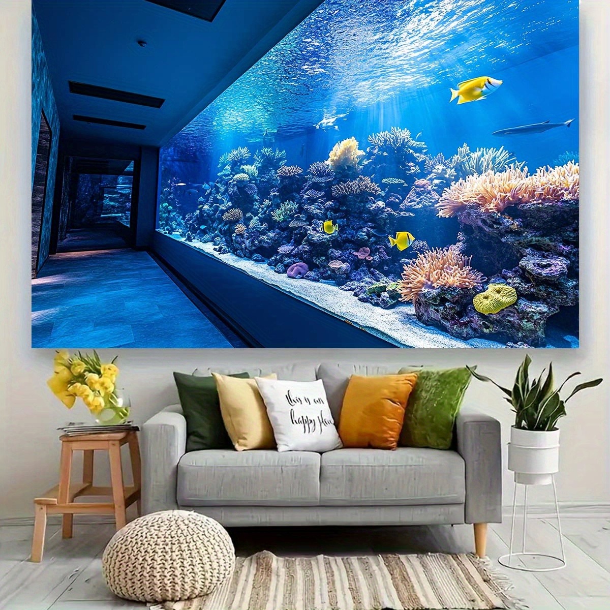 Vibrant Underwater Aquarium Ta - огляд і ціна Fish Aquarium Home