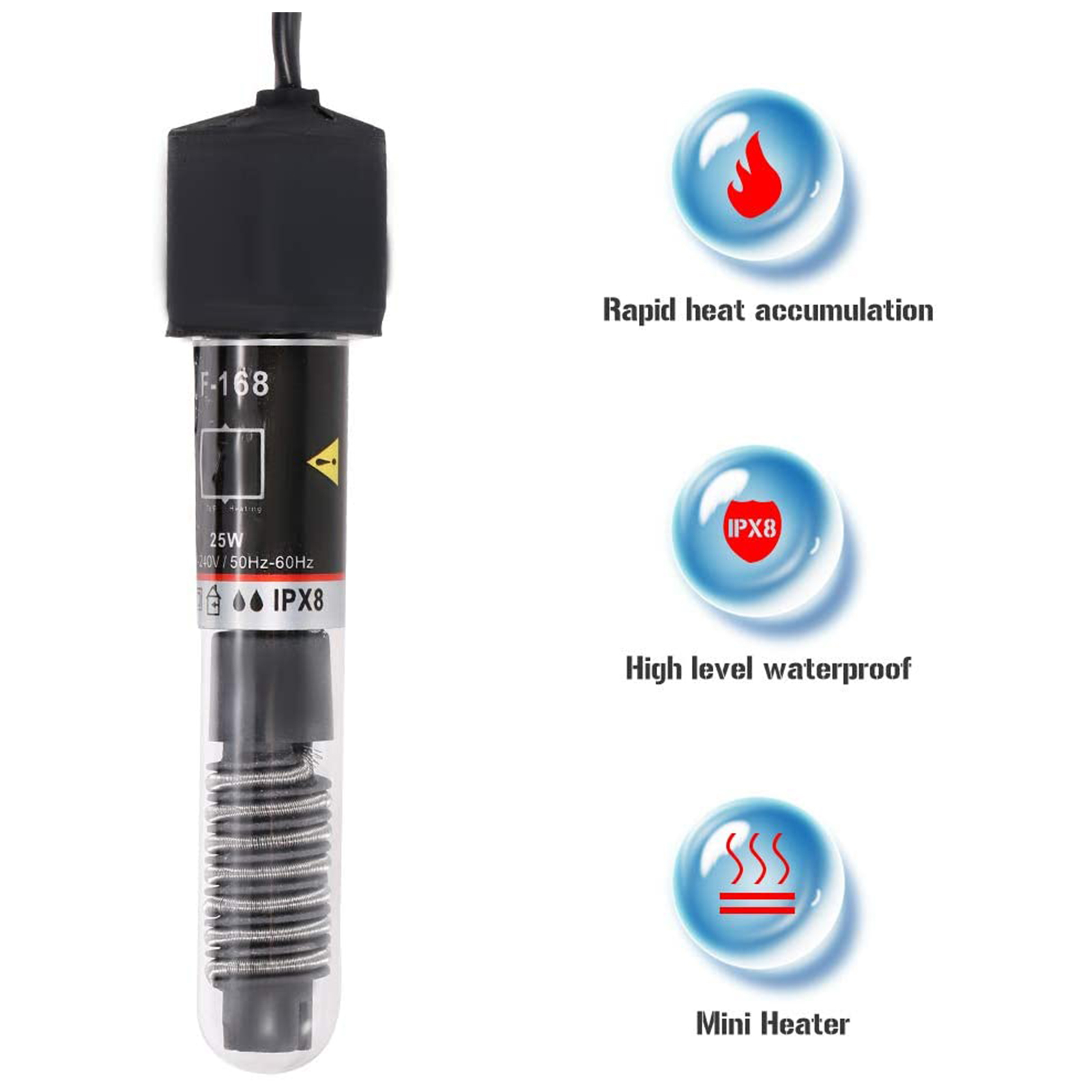 Mini Aquarium Heater Submersib - огляд і ціна Fish Tank Heater