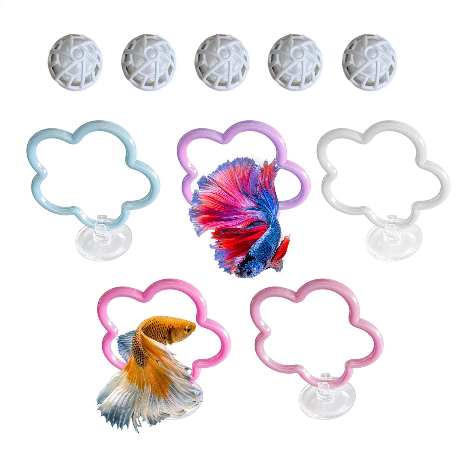 Betta Fish Toys 5 Pieces Color - огляд і ціна Aquarium Fish Betta
