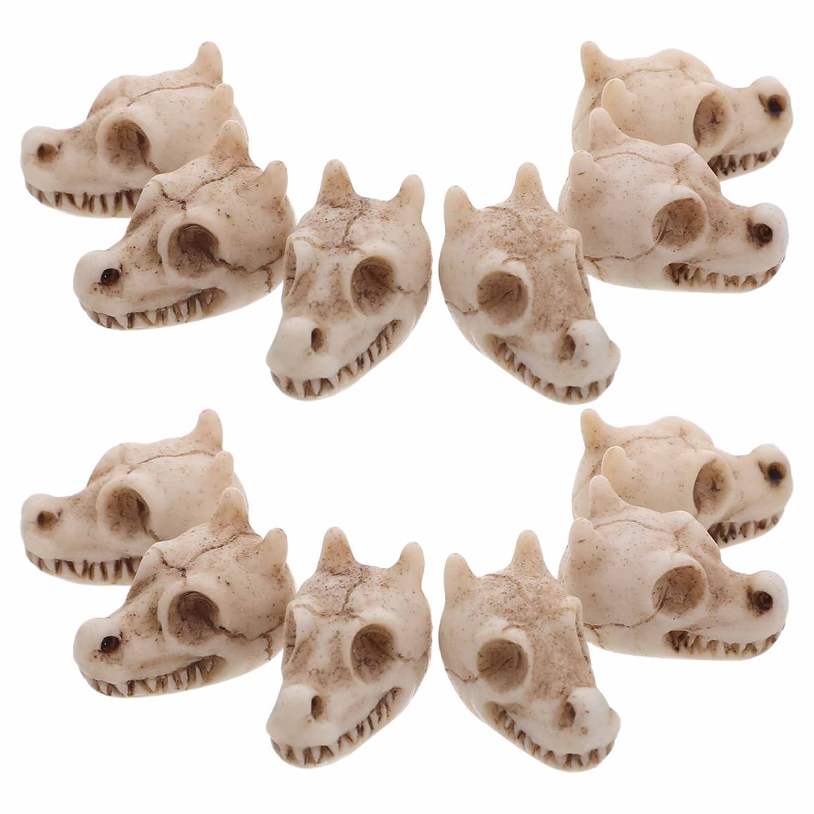 20Pcs Mini Dragon Skull Resin  - огляд і ціна Aquarium Decor