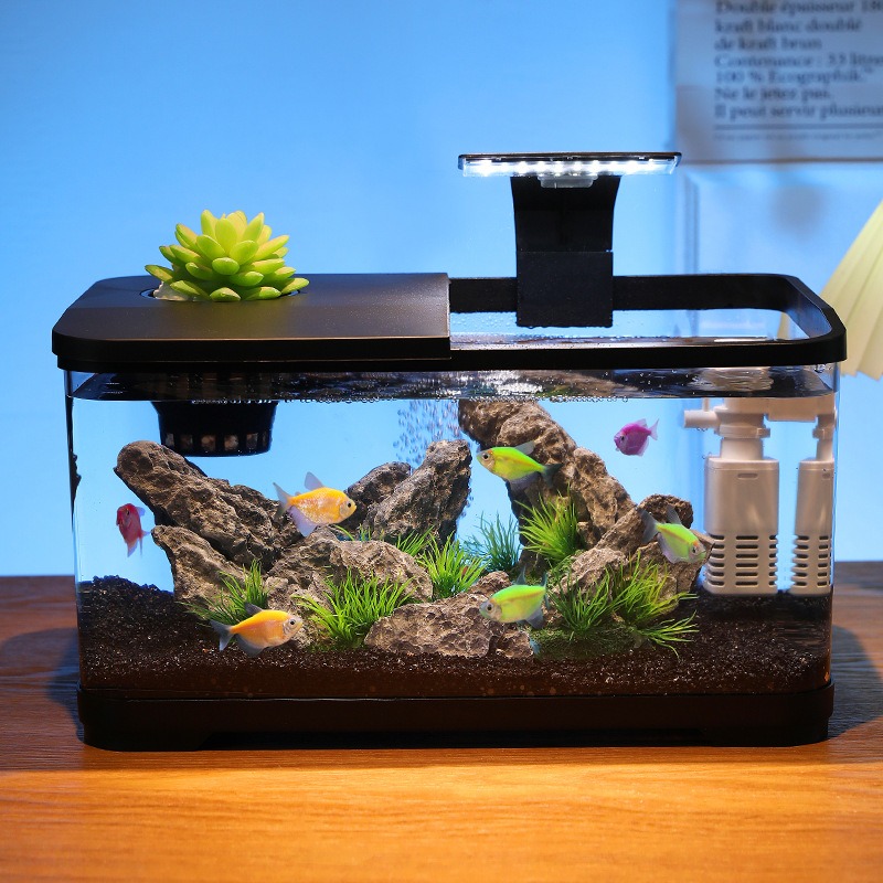 Desktop fish tank circulating  - огляд і ціна Fish Aquarium Home