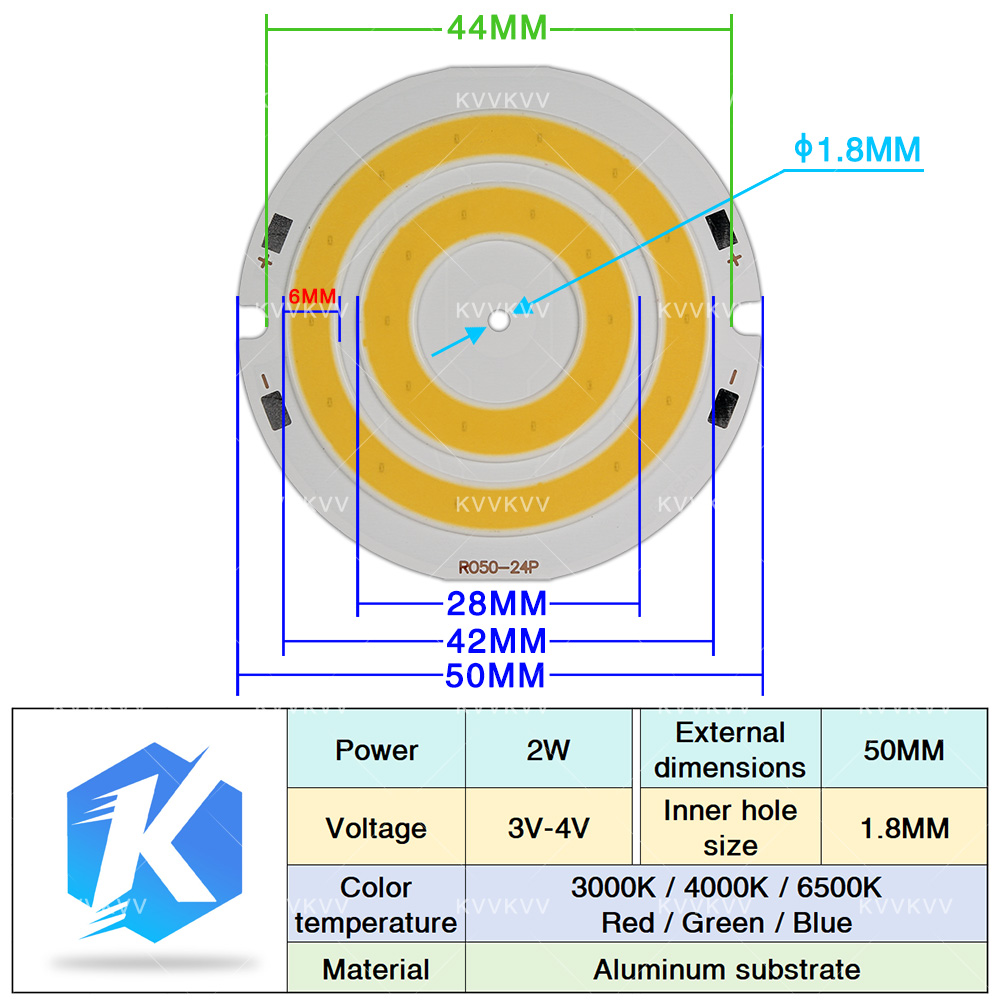 3V 4V Round COB LED Lamp Parts - огляд і ціна Aquarium Light