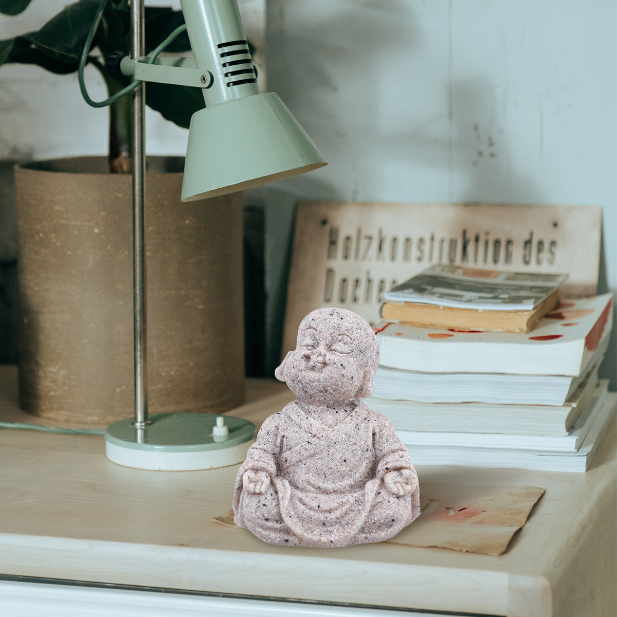 1Pcs Resin Sandstone Maitreya  - огляд і ціна Aquarium Decor