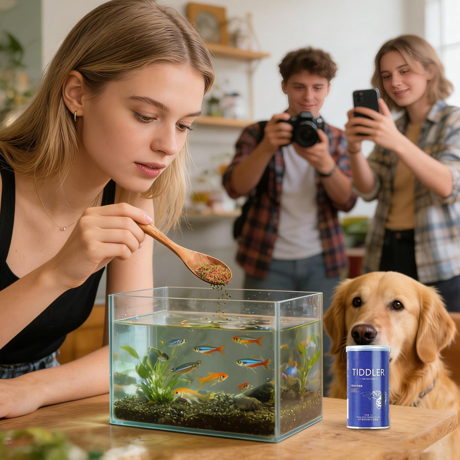 Fish Food Aquarium Feed Small  - огляд і ціна Betta Fish Tank