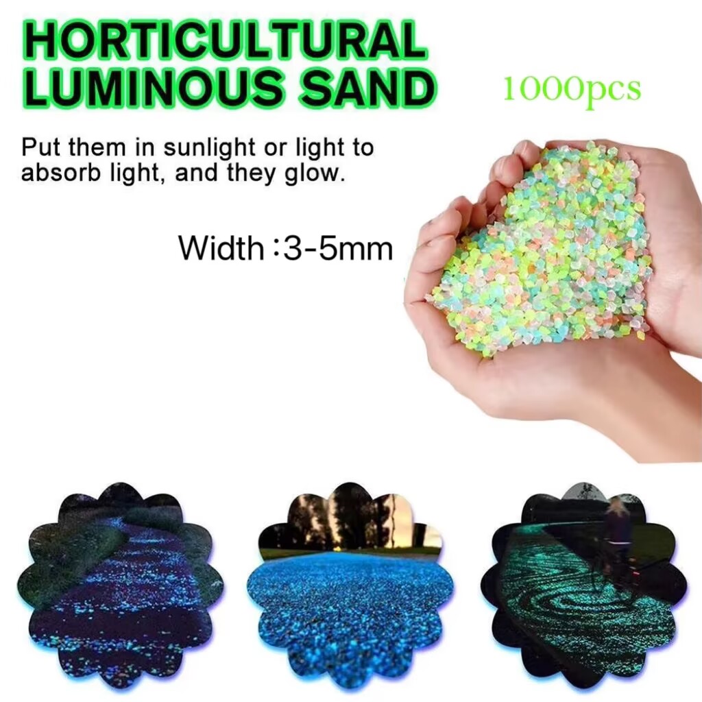 2000Pcs 3-5mm Luminous Sand Gl - огляд і ціна Fish Aquarium Home