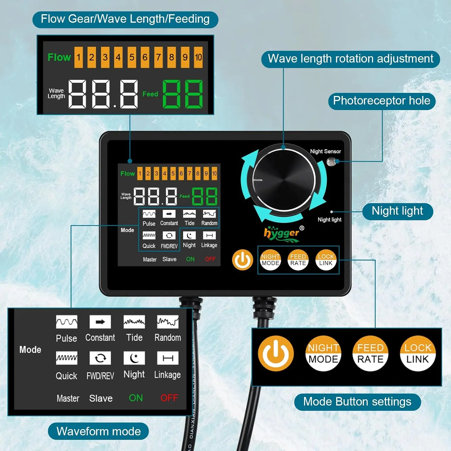Intelligent Wave Maker for Aqu - огляд і ціна Aquarium Pump