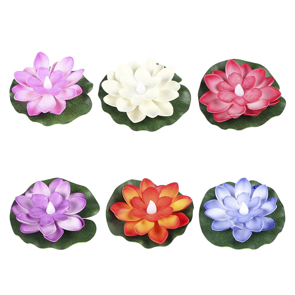 6Pcs Realistic Simulation Lotu - огляд і ціна Aquarium Decor