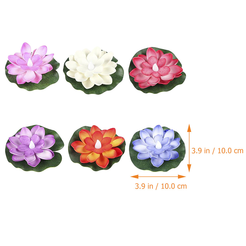 6Pcs Realistic Simulation Lotu - огляд і ціна Aquarium Decor