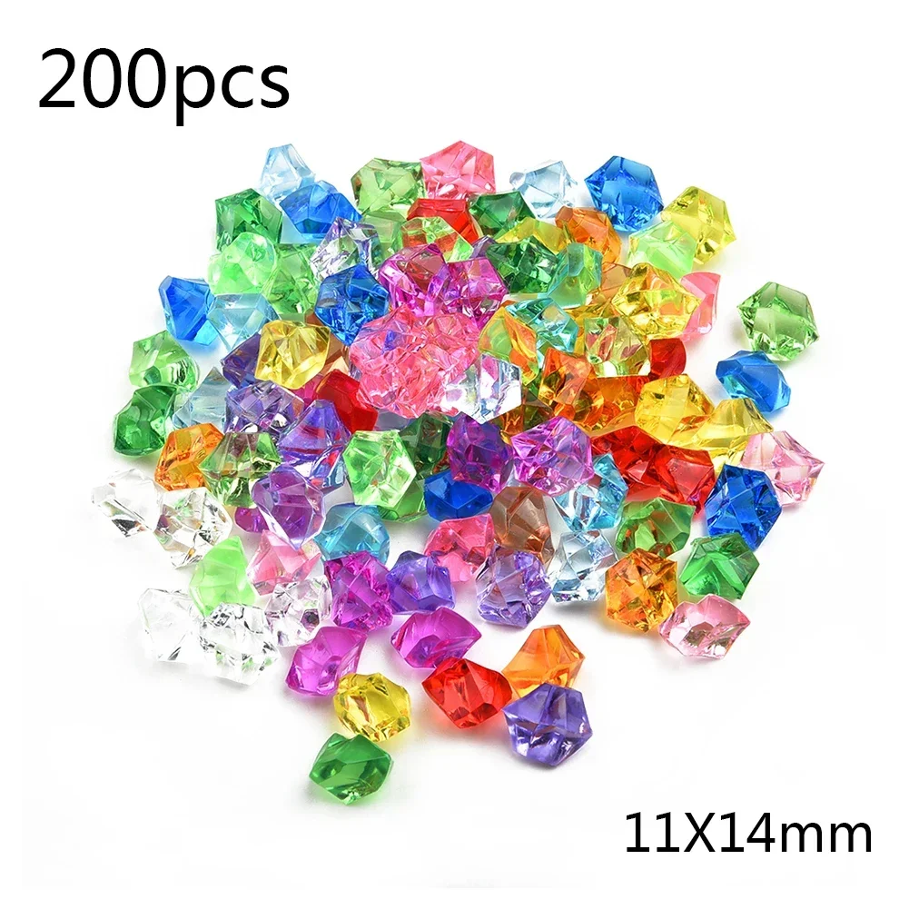 200pcs Acrylic Gem Stone Color - огляд і ціна Fish Tank Gravel