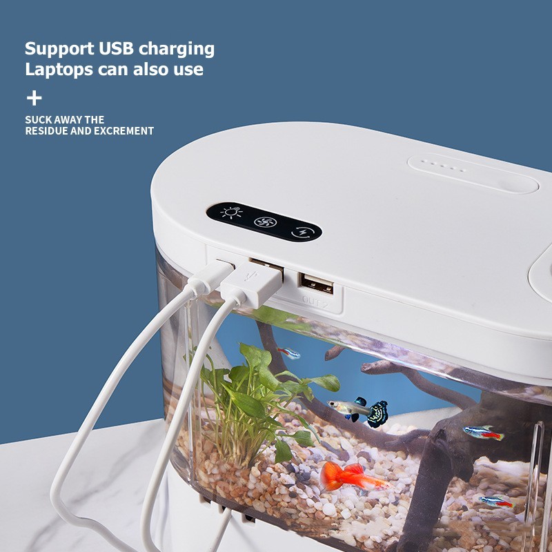 Creative Mini Desktop Fish Tan - огляд і ціна Betta Fish Tank