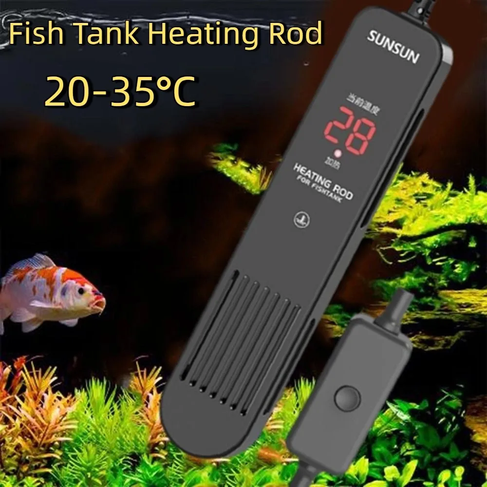 LCD Display 20-35°C Digital Fi - огляд і ціна Fish Tank Heater