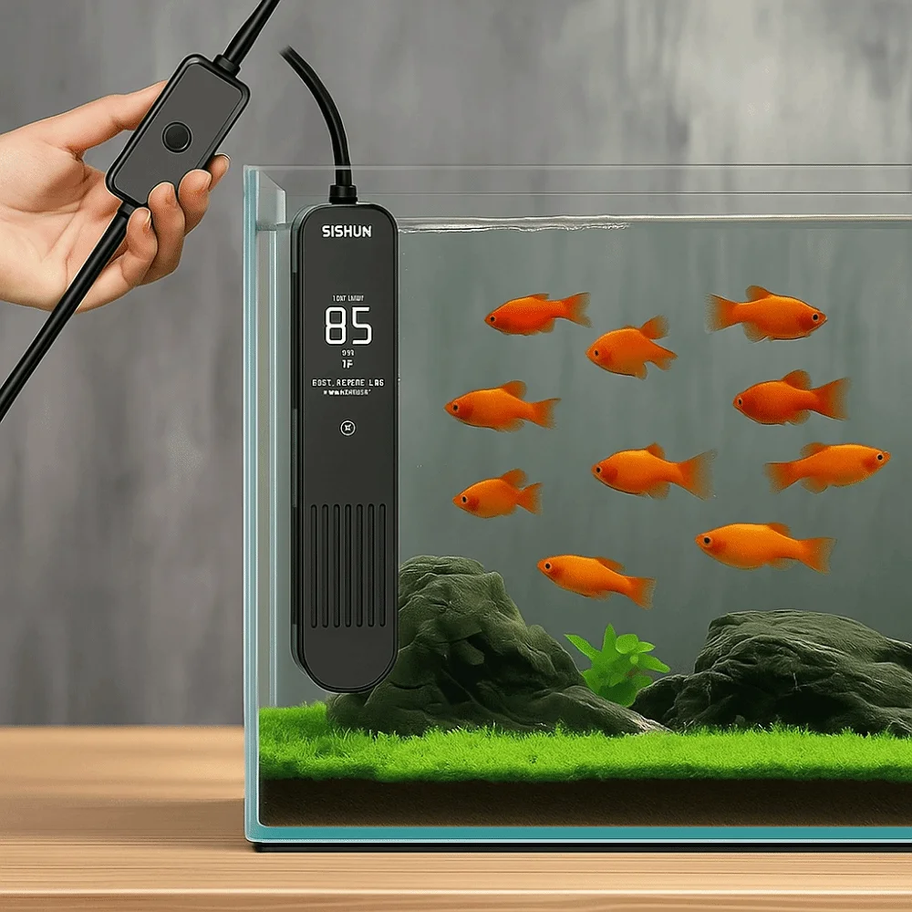 LCD Display 20-35°C Digital Fi - огляд і ціна Fish Tank Heater