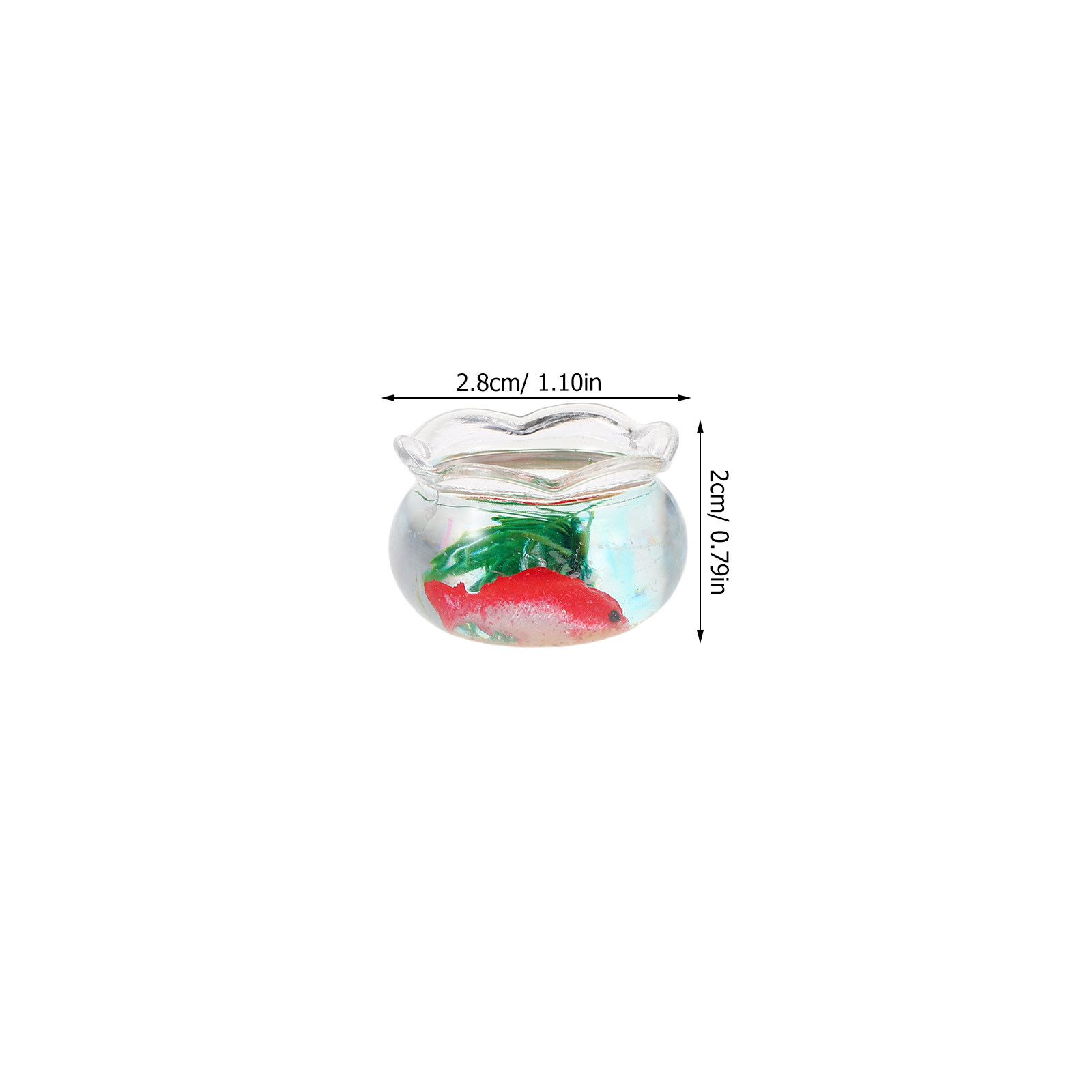 5Pcs Mini Fish Bowl Realistic  - огляд і ціна Aquarium Plants