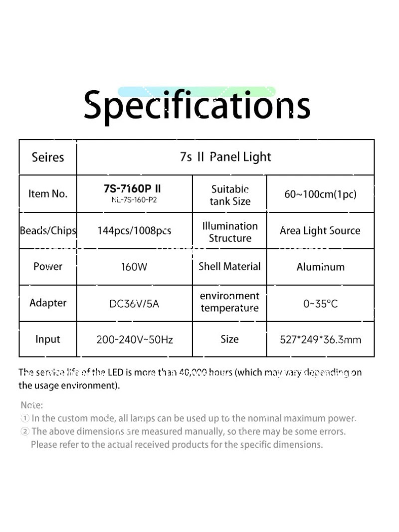 Aquarium LED Light 160W RGB Fu - огляд і ціна Aquarium Plants