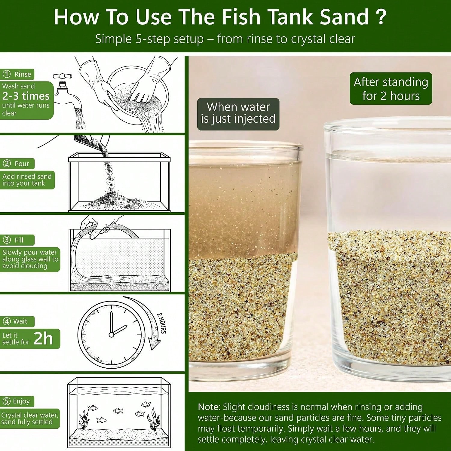 0.4-0.8mm White Aquarium Sand, - огляд і ціна Fish Tank Gravel